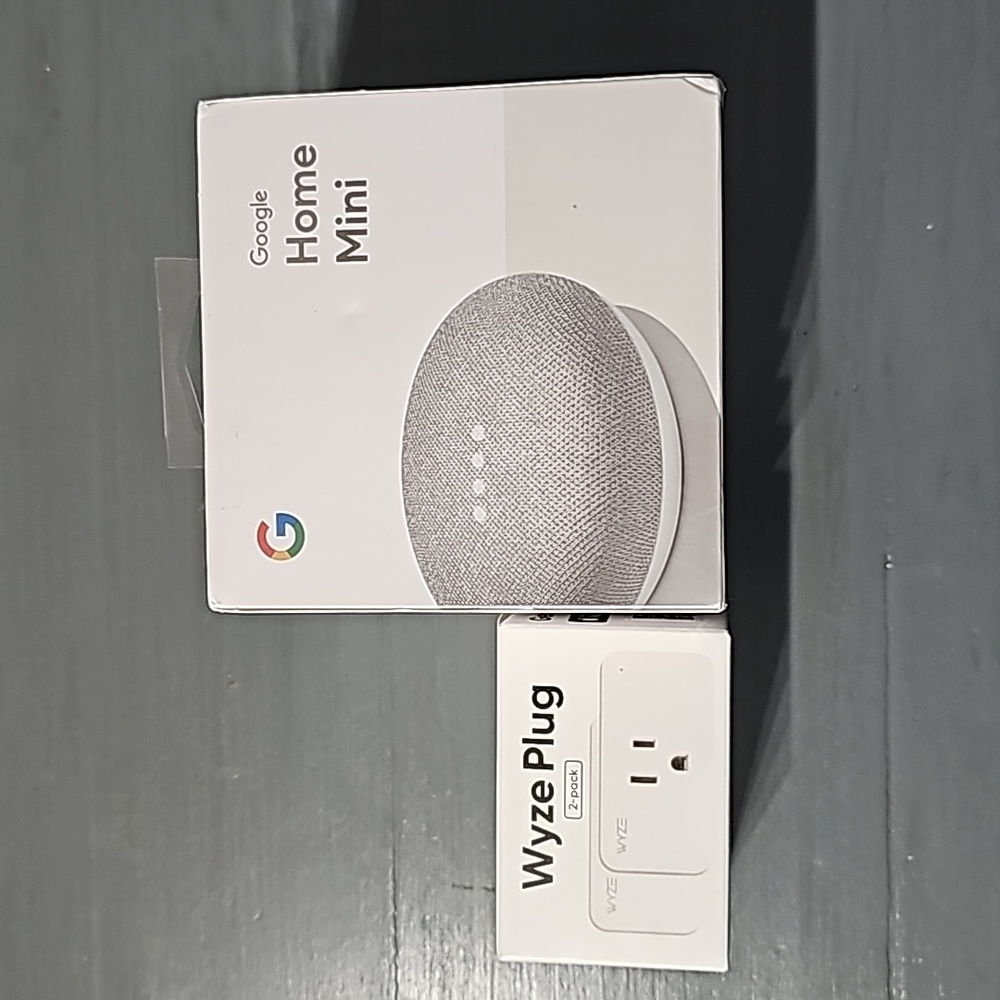 Google Home Mini with Wyze Plugs